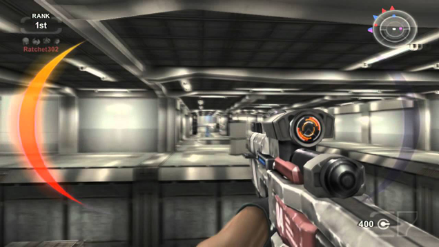 A very GoldenEye-esque HUD.